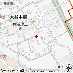 埼玉県上尾市大谷本郷224-13周辺の地図