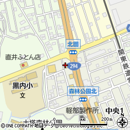 ミニストップ守谷中央店周辺の地図