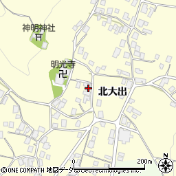 長野県上伊那郡辰野町北大出8837周辺の地図