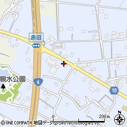 埼玉県春日部市赤沼558周辺の地図