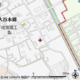 埼玉県上尾市大谷本郷158周辺の地図