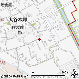 埼玉県上尾市大谷本郷224-6周辺の地図