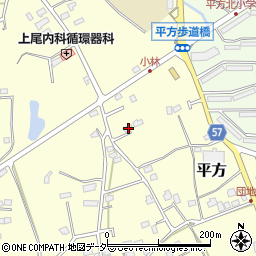 埼玉県上尾市平方4178周辺の地図