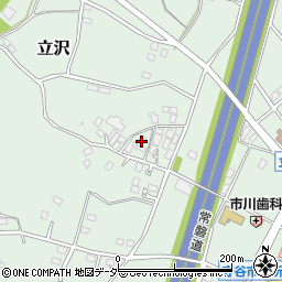 茨城県守谷市立沢286周辺の地図