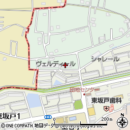 ヴェルディール東坂戸団地管理組合周辺の地図