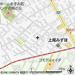 埼玉県上尾市原市47周辺の地図
