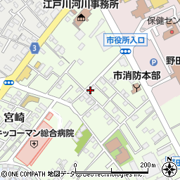 千葉県野田市宮崎126-13周辺の地図