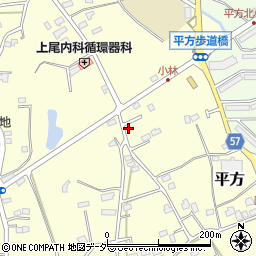 埼玉県上尾市平方4160-19周辺の地図
