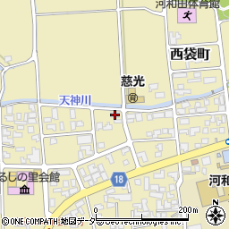 河和田化成周辺の地図