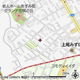 埼玉県上尾市原市38-12周辺の地図