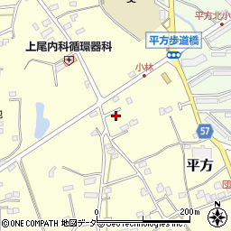 埼玉県上尾市平方4160周辺の地図