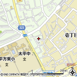 埼玉県上尾市小敷谷15-23周辺の地図