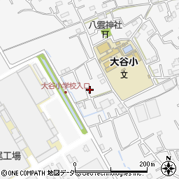 埼玉県上尾市大谷本郷522-8周辺の地図
