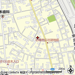 千葉県野田市清水218周辺の地図