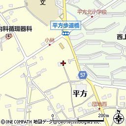埼玉県上尾市平方4170周辺の地図