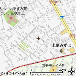 埼玉県上尾市原市47-19周辺の地図