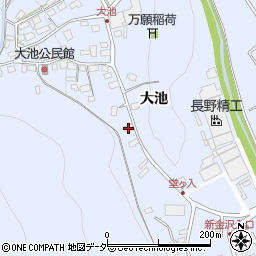 長野県茅野市金沢674周辺の地図