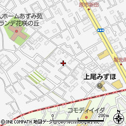 埼玉県上尾市原市47-10周辺の地図