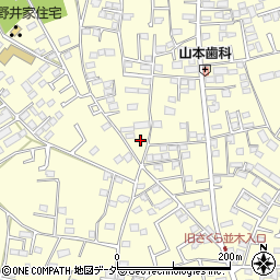 千葉県野田市清水605-8周辺の地図