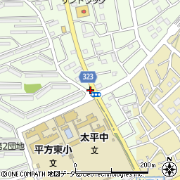 埼玉県上尾市小敷谷53-1周辺の地図