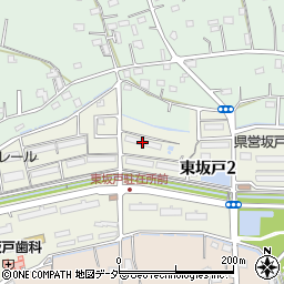 東坂戸団地２－３４号棟周辺の地図