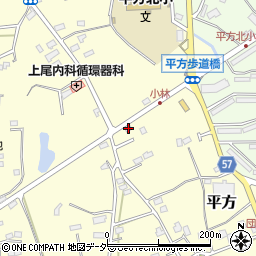 埼玉県上尾市平方4145-4周辺の地図