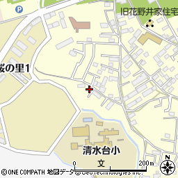 千葉県野田市清水835周辺の地図
