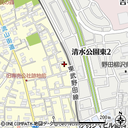 千葉県野田市清水254-40周辺の地図