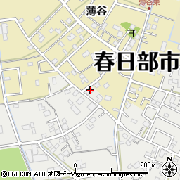 埼玉県春日部市武里中野212周辺の地図