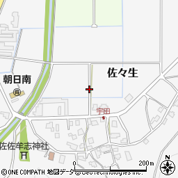福井県丹生郡越前町佐々生周辺の地図