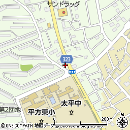 埼玉県上尾市小敷谷53周辺の地図