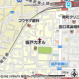 埼玉県坂戸市緑町周辺の地図