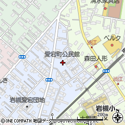 愛宕町公民館周辺の地図