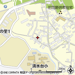 千葉県野田市清水861-4周辺の地図