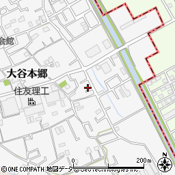 埼玉県上尾市大谷本郷53-3周辺の地図