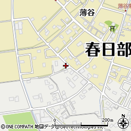 埼玉県春日部市武里中野455周辺の地図