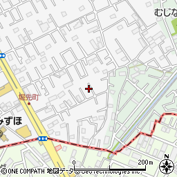 埼玉県上尾市原市4343周辺の地図