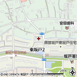 東坂戸団地２－３５号棟周辺の地図