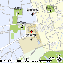 坂戸市立若宮中学校周辺の地図