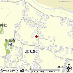長野県上伊那郡辰野町北大出8821周辺の地図
