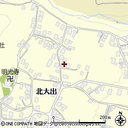 長野県上伊那郡辰野町北大出8733周辺の地図