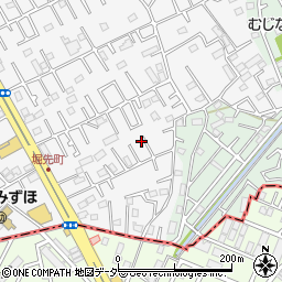埼玉県上尾市原市4343-6周辺の地図