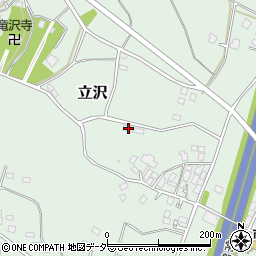 茨城県守谷市立沢340周辺の地図