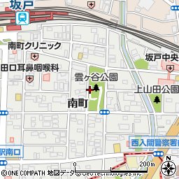 埼玉県坂戸市南町周辺の地図