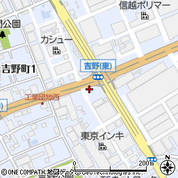東京インキ吉野原工場周辺の地図