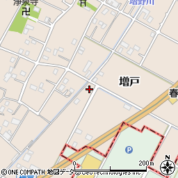 埼玉県春日部市増戸187周辺の地図