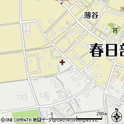 埼玉県春日部市武里中野457周辺の地図
