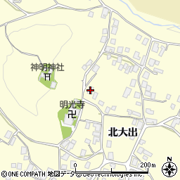 長野県上伊那郡辰野町北大出8832周辺の地図