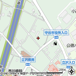 茨城県守谷市立沢1001周辺の地図