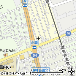 茨城県守谷市松並2354-23周辺の地図